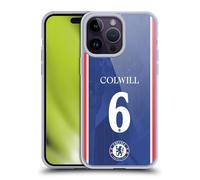 Head Case Designs Officially Licensed Chelsea Football Club Levi Colwill 2025/26 Players Home Kit Gel Case [Military Grade Protection] Compatible With Apple iPhone 14 Pro Max