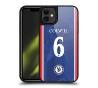 Head Case Designs Officially Licensed Chelsea Football Club Levi Colwill 2025/26 Players Home Kit Gel Armour Case [Military Grade Protection] Compatible With Apple iPhone 11