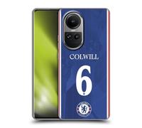 Head Case Designs Officially Licensed Chelsea Football Club Levi Colwill 2025/26 Players Home Kit Gel Case [Military Grade Protection] Compatible With Oppo Reno10 5G / Reno10 Pro 5G
