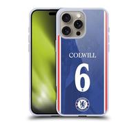 Head Case Designs Officially Licensed Chelsea Football Club Levi Colwill 2025/26 Players Home Kit Gel Case [Military Grade] Compatible with Apple iPhone 16 Pro Max and Compatible with MagSafe