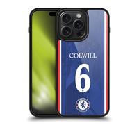 Head Case Designs Officially Licensed Chelsea Football Club Levi Colwill 2025/26 Players Home Kit Gel Armour Case [Military Grade Protection] Compatible With Apple iPhone 15 Pro Max
