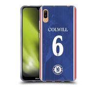 Head Case Designs Officially Licensed Chelsea Football Club Levi Colwill 2025/26 Players Home Kit Gel Case [Military Grade Protection] Compatible With Huawei Y6 Pro (2019)