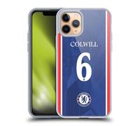 Head Case Designs Officially Licensed Chelsea Football Club Levi Colwill 2025/26 Players Home Kit Gel Case [Military Grade Protection] Compatible With Apple iPhone 11 Pro