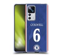 Head Case Designs Officially Licensed Chelsea Football Club Levi Colwill 2025/26 Players Home Kit Gel Case [Military Grade Protection] Compatible With Xiaomi 12T Pro