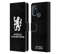 Head Case Designs Officially Licensed Chelsea Football Club Lion 2025 World Champions Leather Flip Case Compatible With OnePlus Nord N100