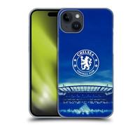 Head Case Designs Officially Licensed Chelsea Football Club Logo Retro Kit and Stadium Hard Back Case Compatible With Apple iPhone 15 Plus