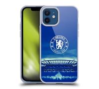 Head Case Designs Officially Licensed Chelsea Football Club Logo Retro Kit and Stadium Soft Gel Case Compatible With Apple iPhone 12 / iPhone 12 Pro