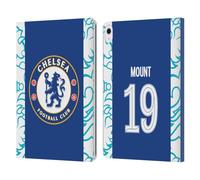 Head Case Designs Officially Licensed Chelsea Football Club Mason Mount 2022/23 Players Home Kit Leather Flip Case Compatible With Apple iPad Air 13 2024/2025