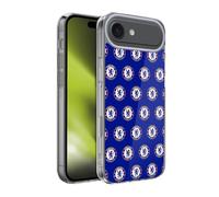 Head Case Designs Officially Licensed Chelsea Football Club Pattern Crest Gel Case [Military Grade Protection] Compatible With Apple iPhone 17 Air