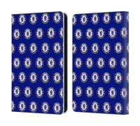 Head Case Designs Officially Licensed Chelsea Football Club Pattern Crest Leather Flip Case Compatible With Amazon Kindle 11th Gen (2024)