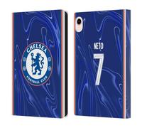 Head Case Designs Officially Licensed Chelsea Football Club Pedro Neto 2024/25 Players Home Kit Leather Flip Case Compatible With Apple iPad mini (2021/2024)