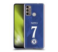 Head Case Designs Officially Licensed Chelsea Football Club Pedro Neto 2025/26 Players Home Kit 1st Group Gel Case [Military Grade Protection] Compatible With Moto G60 / Moto G40 Fusion