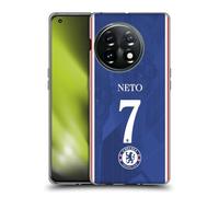 Head Case Designs Officially Licensed Chelsea Football Club Pedro Neto 2025/26 Players Home Kit 1st Group Gel Case [Military Grade Protection] Compatible With OnePlus 11 5G