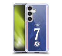 Head Case Designs Officially Licensed Chelsea Football Club Pedro Neto 2025/26 Players Home Kit 1st Group Gel Case [Military Grade Protection] Compatible With Samsung Galaxy S24 5G