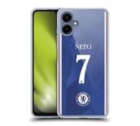 Head Case Designs Officially Licensed Chelsea Football Club Pedro Neto 2025/26 Players Home Kit 1st Group Gel Case [Military Grade Protection] Compatible With Samsung Galaxy A06 4G