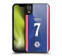 Head Case Designs Officially Licensed Chelsea Football Club Pedro Neto 2025/26 Players Home Kit Gel Armour Case [Military Grade Protection] Compatible With Apple iPhone XR