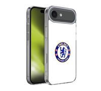 Head Case Designs Officially Licensed Chelsea Football Club Plain White Crest Gel Case [Military Grade Protection] Compatible With Apple iPhone 17 Air