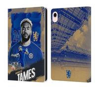 Head Case Designs Officially Licensed Chelsea Football Club Reece James 2023/24 First Team Leather Flip Case Compatible With Apple iPad mini (2021/2024)