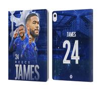 Head Case Designs Officially Licensed Chelsea Football Club Reece James 2024/25 First Team Leather Flip Case Compatible With Apple iPad Air 13 2024/2025