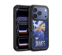 Head Case Designs Officially Licensed Chelsea Football Club Reece James 2024/25 First Team Ultra-Armoured Shockproof Case [Military Grade Protection] Compatible With Apple iPhone 17 Pro