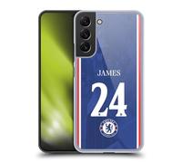 Head Case Designs Officially Licensed Chelsea Football Club Reece James 2025/26 Players Home Kit 1st Group Hard Back Case Compatible With Samsung Galaxy S22+ 5G