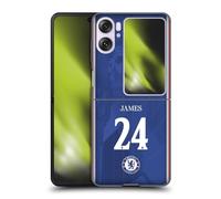 Head Case Designs Officially Licensed Chelsea Football Club Reece James 2025/26 Players Home Kit 1st Group Hard Back Case Compatible With Oppo Find N2 Flip
