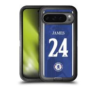 Head Case Designs Officially Licensed Chelsea Football Club Reece James 2025/26 Players Home Kit 1st Group Ultra-Armoured Shockproof Case [Military Grade] Compatible With Google Pixel 9 Pro XL