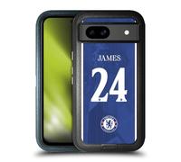 Head Case Designs Officially Licensed Chelsea Football Club Reece James 2025/26 Players Home Kit 1st Group Ultra-Armoured Shockproof Case [Military Grade Protection] Compatible With Google Pixel 8a