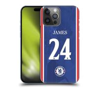 Head Case Designs Officially Licensed Chelsea Football Club Reece James 2025/26 Players Home Kit 1st Group Hard Back Case Compatible With Apple iPhone 14 Pro Max
