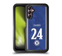 Head Case Designs Officially Licensed Chelsea Football Club Reece James 2025/26 Players Home Kit 1st Group Ultra-Armoured Shockproof Case [Military Grade] Compatible With Samsung Galaxy A14 5G