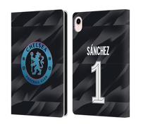 Head Case Designs Officially Licensed Chelsea Football Club Robert Sánchez 2023/24 Players Home Kit Leather Flip Case Compatible With Apple iPad mini (2021/2024)