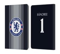 Head Case Designs Officially Licensed Chelsea Football Club Robert Sánchez 2025/26 Players Home Kit 1st Group Leather Flip Case Compatible With Kindle Paperwhite 1/2 / 3