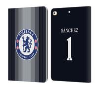Head Case Designs Officially Licensed Chelsea Football Club Robert Sánchez 2025/26 Players Home Kit 1st Group Leather Flip Case Compatible With Apple iPad 9.7 2017 / iPad 9.7 2018