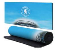 Head Case Designs Officially Licensed Chelsea Football Club Stadium Crest Logo 37.4 x 15.75 x 0.16 inches (900 x 400 mm) - XL Gaming Office Desk PC Keyboard Mouse Mat Pad