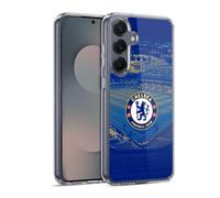 Head Case Designs Officially Licensed Chelsea Football Club Stamford Bridge Retro Kit and Stadium Gel Case [Military Grade Protection] Compatible with Samsung Galaxy S25 and Compatible with MagSafe