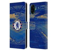 Head Case Designs Officially Licensed Chelsea Football Club Stamford Bridge Retro Kit and Stadium Leather Flip Case Compatible With Samsung Galaxy A07