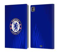 Head Case Designs Officially Licensed Chelsea Football Club Super Graphic Crest Leather Flip Case Compatible With Apple iPad Pro 11 M4/M5 2024/2025