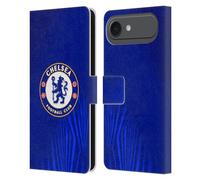 Head Case Designs Officially Licensed Chelsea Football Club Super Graphic Crest Leather Flip Case Compatible With Apple iPhone 17 Air
