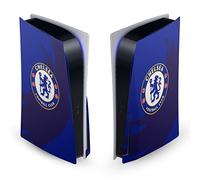 Head Case Designs Officially Licensed Chelsea Football Club Sweep Stroke Art Vinyl Faceplate Sticker Gaming Skin Decal Cover Compatible With Sony PlayStation 5 PS5 Disc Edition Console