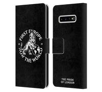 Head Case Designs Officially Licensed Chelsea Football Club The Pride of London 2025 World Champions Leather Flip Case Compatible With Samsung Galaxy S10+ / S10 Plus