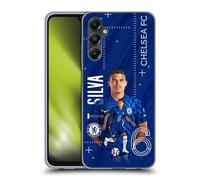 Head Case Designs Officially Licensed Chelsea Football Club Thiago Silva 2021/22 First Team Gel Case [Military Grade Protection] Compatible With Samsung Galaxy A05s