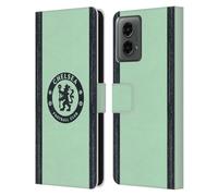 Head Case Designs Officially Licensed Chelsea Football Club Third 2023/24 Kit Leather Book Flip Case Cover Compatible With Motorola Moto G (2024)