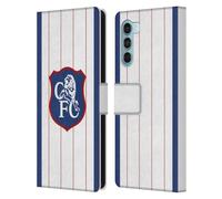 Head Case Designs Officially Licensed Chelsea Football Club Third 2026/27 Kit Leather Flip Case Compatible With Edge S30 / Moto G200 5G
