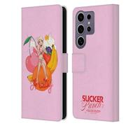 Head Case Designs Officially Licensed Chloe Moriondo Fruity Graphics Leather Wallet Case Compatible with Samsung Galaxy S25 Ultra