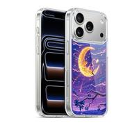 Head Case Designs Officially Licensed Christos Karapanos Carving The Crescent Dark Hours Gel Case [Military Grade Protection] Compatible with Apple iPhone 17 Pro and Compatible with MagSafe