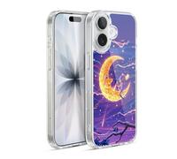 Head Case Designs Officially Licensed Christos Karapanos Carving The Crescent Dark Hours Gel Case [Military Grade Protection] Compatible with Apple iPhone 17 and Compatible with MagSafe