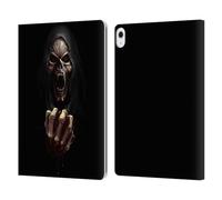 Head Case Designs Officially Licensed Christos Karapanos Don't Break My Heart Horror Leather Wallet Case Compatible With Apple iPad Air 13 2024/2025