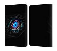 Head Case Designs Officially Licensed Christos Karapanos Dragon's Eye Mythical Leather Wallet Case Compatible With Kindle Paperwhite 1/2 / 3