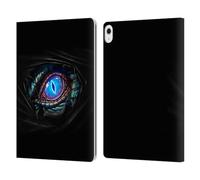 Head Case Designs Officially Licensed Christos Karapanos Dragon's Eye Mythical Leather Wallet Case Compatible With Apple iPad Air 13 2024/2025