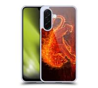 Head Case Designs Officially Licensed Christos Karapanos Flame Beast Horror 3 Gel Case [Military Grade Protection] Compatible With Samsung Galaxy A26 5G